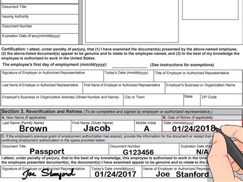 1~9|Completing Form I